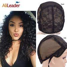 Make use of your makeup tools to make the hair look more realistic. Amazon Com Alileader Double Lace Wig Cap With Adjustable Straps For Making Wigs Wig Making Caps For Black Women On The Back Swiss Lace Hairnet Black L Beauty