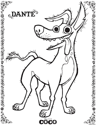 Coco Coloring Sheets And Activity Sheets From Disney Pixar Disney Coloring Pages Animal Coloring Pages Free Disney Coloring Pages