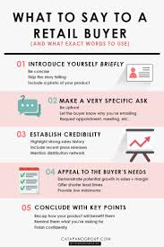 Selling To Retail Stores How To Speak To A Retail Buyer A Step By Step Guide Retail Business Ideas Retail Marketing Sales And Marketing