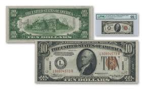 Federal reserve notes, also united states banknotes, are the currently issued banknotes of the united states dollar. 1934 A 10 Federal Reserve Note Hawaii Pmg 66epq Govmint Com