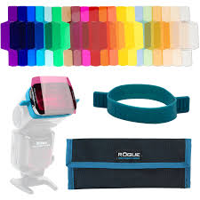 rogue photographic design rogue gels universal lighting filter kit set of 20