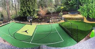 But if you are looking for a less expensive solution before you even start constructing your backyard basketball court, you'll have to consider a few. Backyard Basketball Courts Outdoor Residential Allsport America
