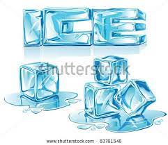 Ice Cubes Vector Ice Letters And Ice Cubes On White Background Stock Vector Ice Cube Drawing Ice Typography Ice Drawing