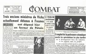 Albert Camus - 72 years ago on that day, in an editorial for the newspaper " Combat", Camus was the only occidental intellectual to denounce the bombing  of Hiroshima : "The world is