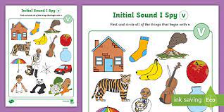 The word allah does not appear in the hebrew or greek scriptures of the old or new testament, however neither does the word god. Initial Sounds I Spy Activity Letter V