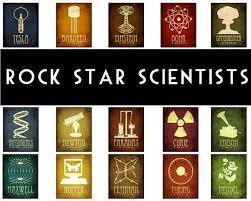 5x7 Steampunk Science Art Print 5 Rock Star Scientist Physics Etsy Science Art Chic Art Prints Science Poster