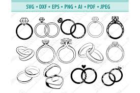Download Engagement Ring Svg Diamond Rings Png Wedding Dxf Eps 424649 Svgs Design Bundles