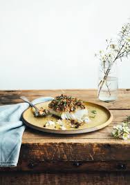 Aiglefin En Croute D Olives De Menthe De Citron Trois Fois Par Jour Recipe Seafood Dishes Savoury Food Shellfish Recipes