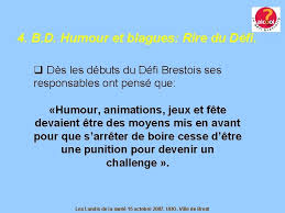Maybe you would like to learn more about one of these? Le Dfi Brestois 3 Jours Sans Alcool Une