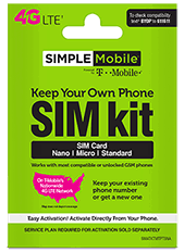 Unlocking your phone with us is a very easy, quick and safe process. Simcards Simplemobile