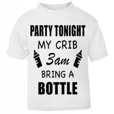 Splat Planet Party Tonight My Crib 3am Bring A Bottle T Shirt Etsy