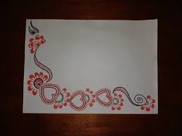 Diy Simple Easy Decorative Border Design For Project File Back To School 279 Youtube Colorful Borders Design Border Design Page Borders Design