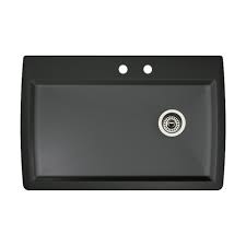 Single bowl undermount kitchen sink with 8 in. Blanco 440194 2 Diamond 2 Hole Single Basin Drop In Or Undermount Granite Kitchen Sink Anthracite Buy Online In Qatar At Qatar Desertcart Com Productid 110160795