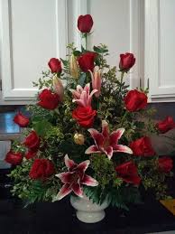 Maybe you would like to learn more about one of these? 17 Groot Rangskikkings Ideas Flower Arrangements Funeral Flowers Large Flower Arrangements