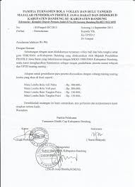 Contoh proposal pengajuan bantuan dana sepak bola proposal sepak bola surat. Contoh Surat Undangan Bola Voli Contoh Surat