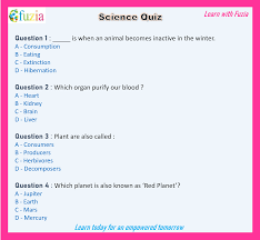 Sep 25, 2019 · make sure you're ready with questions they can answer. Science Questions Quiz Easy Quiz Questions And Answers