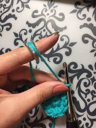 Begin by wrapping the yarn around your fingers, like shown. Yarn Guide Ring New Colours Tension Ring Crochet Ring Etsy