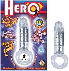 Amazon.com: Hero Cock Ring and Clit Massager, Clear : Health & Household