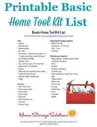 Basic Home Tool Kit List Make Sure You Have The Essentials