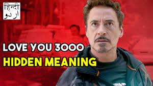 So, if you haven't watched avengers: Urdu Hindi Love You 3000 Hidden Meaning Explained Youtube