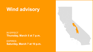 Wind advisory for Yosemite until Saturday night — gusts up to 50 mph