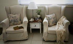 Wingback Chair Slipcovers At Long Last The Whimsical Wife Cook Create Decorate Slipcovers For Chairs Wingback Chair Slipcovers Outdoor Lounge Chair Cushions