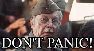 Share Markets Are Down: Don't Panic Captain Mainwaring