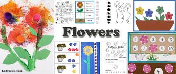 preschool flowers activities crafts and printables kidssoup