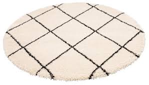 Berber royal rund meliert gemustert hall teppich welt. Hochflor Teppich Belle Leonique Rund Hohe 35 Mm Rauten Design Weiche Haptik Wohnzimmer Online Kaufen Otto