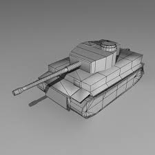 German Tiger Tank 3d Model Tiger Tank 3d Model Model