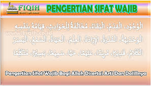 Sifat mustahil bagi allah artinya sifat yang tidak mungkin ada pada allah swt. Sifat Wajib Bagi Allah Pengertian Arti Dan Dalilnya