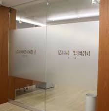 The offered glass door is designed by our experienced professionals utilizing the best grade material and advanced techniques in accordance with the market trends. Nyc Etched Glass Frosted Vinyl Glass Office Doors Entrance Door Design Office Door