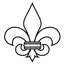 Fleur De Lis Producao De Arte Flor De Lis Paginas Para Colorir