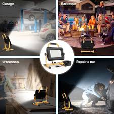 Hyperlite 50W LED Work Light | Waterproof & Portable