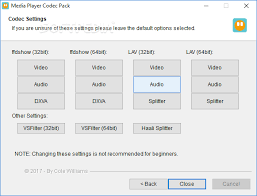 The media player codec's explained: Download Media Player Codec Pack 4 5 7