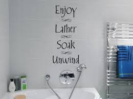 Bathroom quote, wash, bath, interior, wall sticker, decal, wallart, ss97. Bathroom Wall Decal Enjoy Lather Soak Unwind Quote Bath Room Etsy Bathroom Wall Decals Bathroom Wall Decals Quotes Wall Decor Master