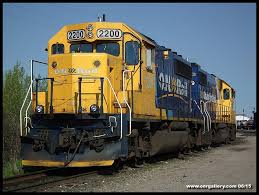 We Re Along Cochrane S Shop Track June 2nd As The Morning S Designated 313 Power Gp40 2 2200 And Gp38 2 1809 Sit Ready To Go If Train Pictures Train Railroad