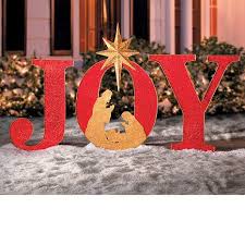Improvements Joy Sign Outdoor Christmas Decoration Christmas Yard Art Holiday Decor Christmas Outdoor Christmas Decorations