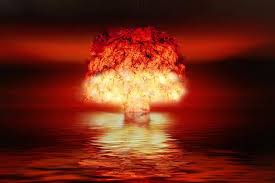 En atompilz entsteet, well d'hëtzt, déi bei der explosioun vun enger atombomm entsteet, d'loe vun der atmosphär verschidde verformt. Atombombe Atomwaffen Explosion Pilz Atompilz Atommachte Vereinigte Staaten Von Amerika Nord Korea Angst Krieg Zerstorung Pikist