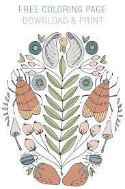 For adults nature coloring pages are a fun way for kids of all ages to develop creativity, focus, motor skills and color recognition. Free Coloring Page Nature Doodles Shrimp Salad Circus