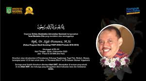 Ucapan duka cita innalillahi sebaiknya disampaikan kepada keluarga sebagai wujud simpati serta rasa kehilangan. Turut Berduka Cita Atas Meninggalnya Bpk Dr Sigit Pranawa M Si Universitas Nasional