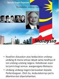 Prinsip yang keempat menjelaskan ketinggian undang undang. Kedaulatan Undang Undang