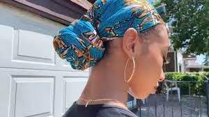 This Low Bun Head Wrap Style Is The Perfect Look Year Round Video Hair Wrap Scarf Headwrap Hairstyles Hair Scarf Styles
