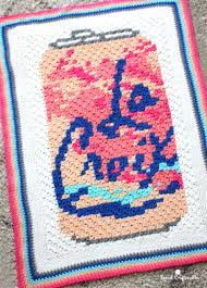 I successfully finished my first corner to corner (c2c) graphgan! La Croix Crochet C2c Blanket Repeat Crafter Me