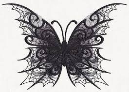 Dark Creatures Butterfly Design Ut11810 From Urbanthreads Com Lace Butterfly Tattoo Butterfly Tattoo Lace Tattoo