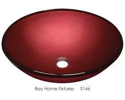 glass sink s146 bay home fixtures