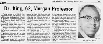 Dr. John W. King, husband of Susan Taylor, obituary