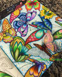 Some printables show realistic drawing of butterflies and flowers, while many others show more of an abstract drawing of butterfly. Instagram Photo By Ale Bavaresco Mar 19 2016 At 8 47pm Utc Coloring Book Art Millie Marotta Coloring Book Color Pencil Art