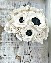 Handmade Keepsake Flowers Timeless Wedding Style By Thesunnybee Alternative Wedding Bouquet Alternative Bouquet Flower Bouquet Wedding