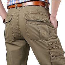 2018 Spring New Cargo Pants Men Cotton Tactical Trousers Men Work Mens Trousers Overalls Pantalon Homme Kargo Pantolon Pantolon Erkek Giyim